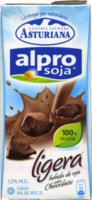 ASTURIANA ALPRO SOJA LIGERA CHOCOLATE 1 LITRO.
