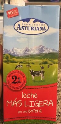 ASTURIANA LECHE ENTERA 2% BRIK LITRO.