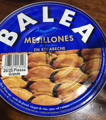 BALEA MEJILLONES ESCABECHE RO-550 20/25