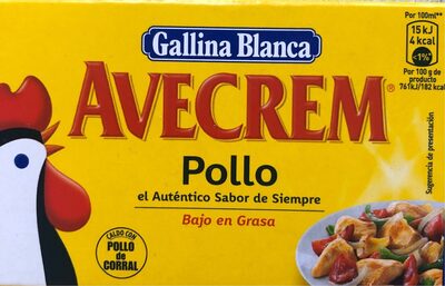 AVECREM CALDO POLLO 12 PAST.