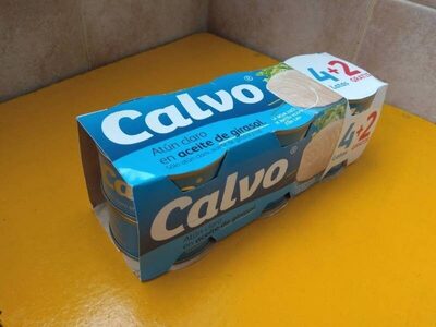 CALVO ATUN ACEITE VEGETAL 4+2 6X80 GR
