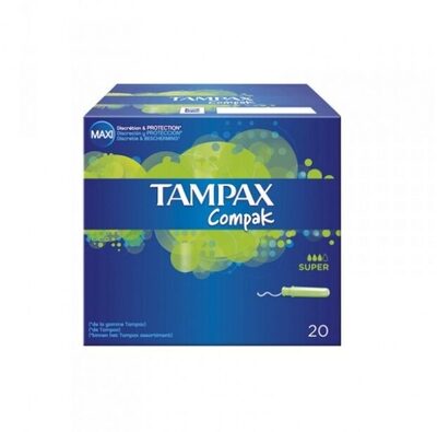 TAMPAX COMPAK SUPER 20 UNIDS + 2